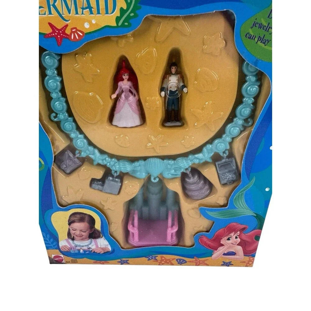 VTG 1997 Disney Little Mermaid Princess ARIEL ERIC Simply Charming Jewelry Rare